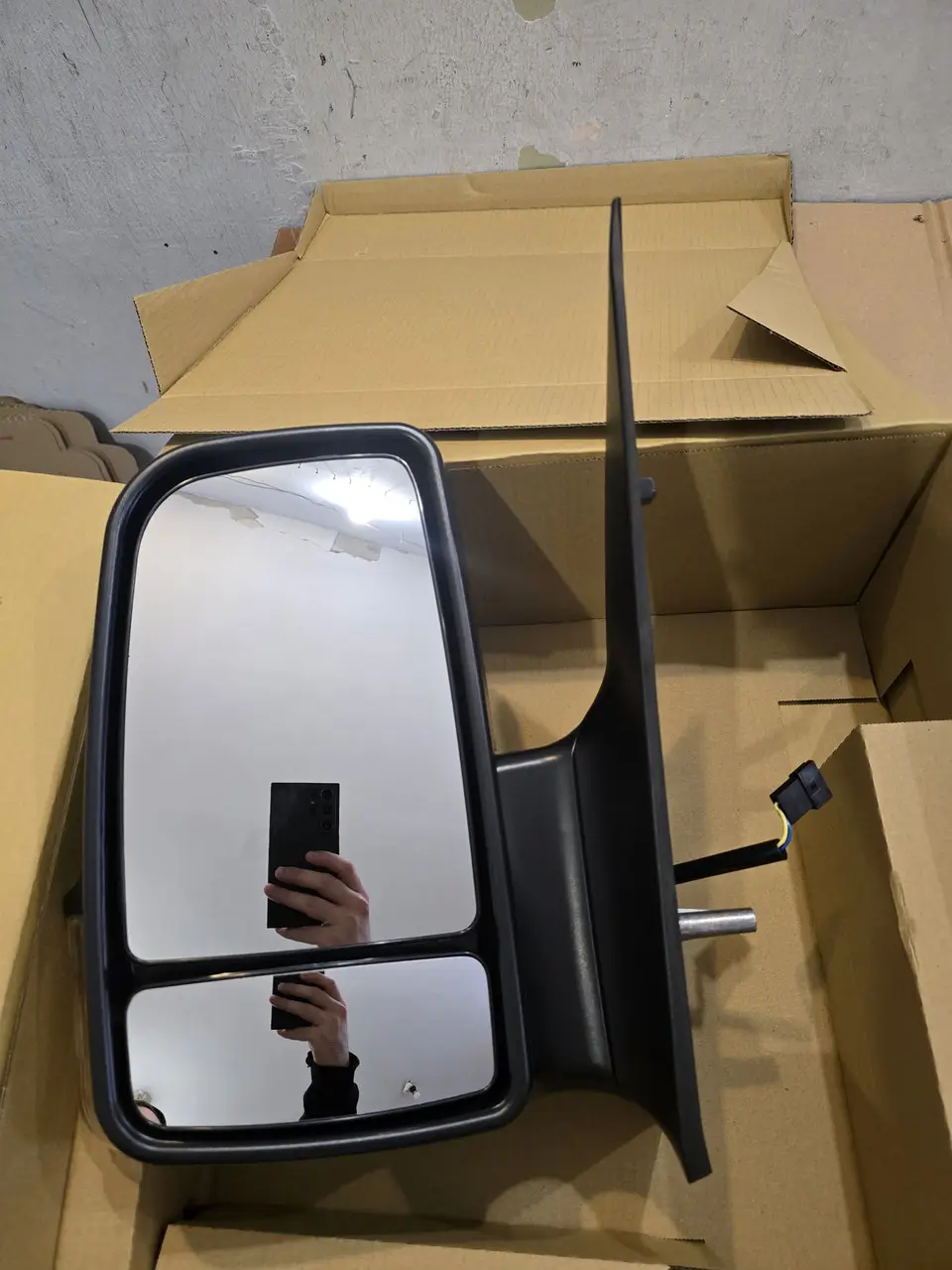 Дзеркало Ліве Mercedes Sprinter Volkswagen Crafter 2006-2016 Ручне — фото 2