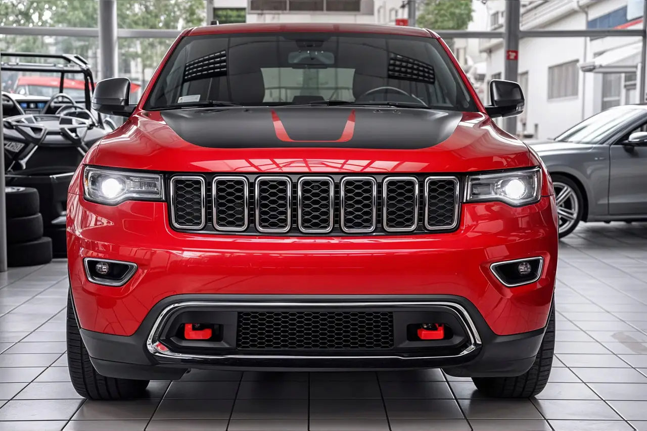 Бампер Передній Jeep Grand Cherokee 2016- Верхня Частина 6EB83TZZAA — фото 2