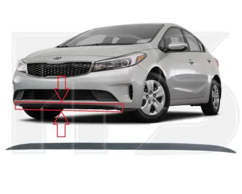 Спойлер Бампера Передний Kia Cerato Forte 2016-2018 86590A7800 — фото 1