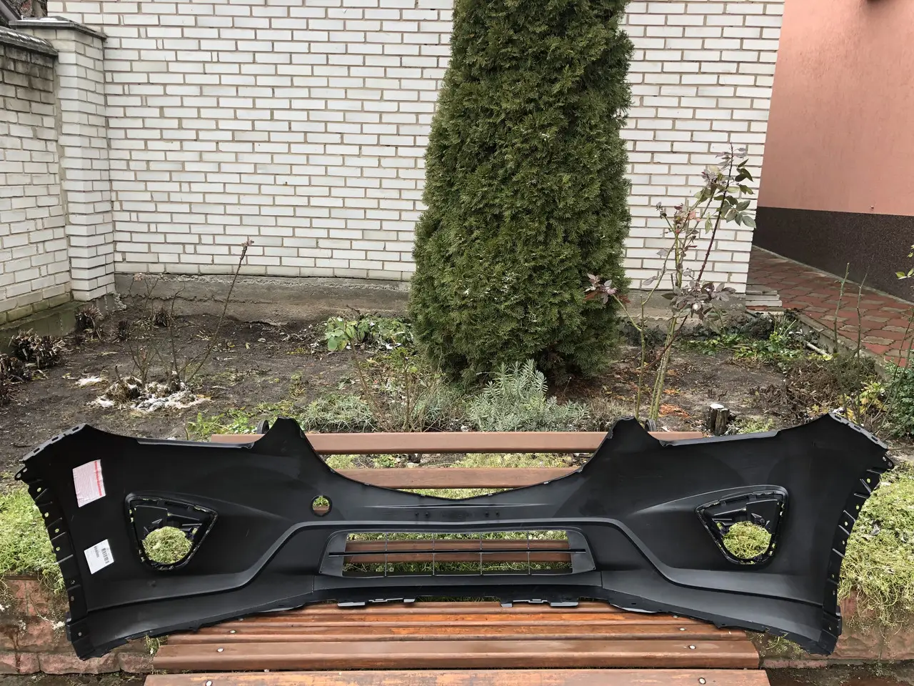 Бампер Передний Mazda Cx5 2012-2016 Без Отв Омивача Фар KD45500319U — фото 2