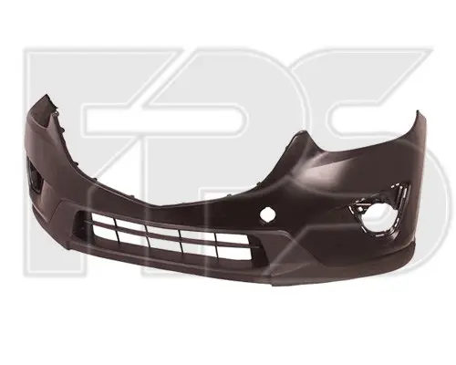 Бампер Передний Mazda Cx5 2012-2016 Без Отв Омивача Фар KD4550031BB — фото 1