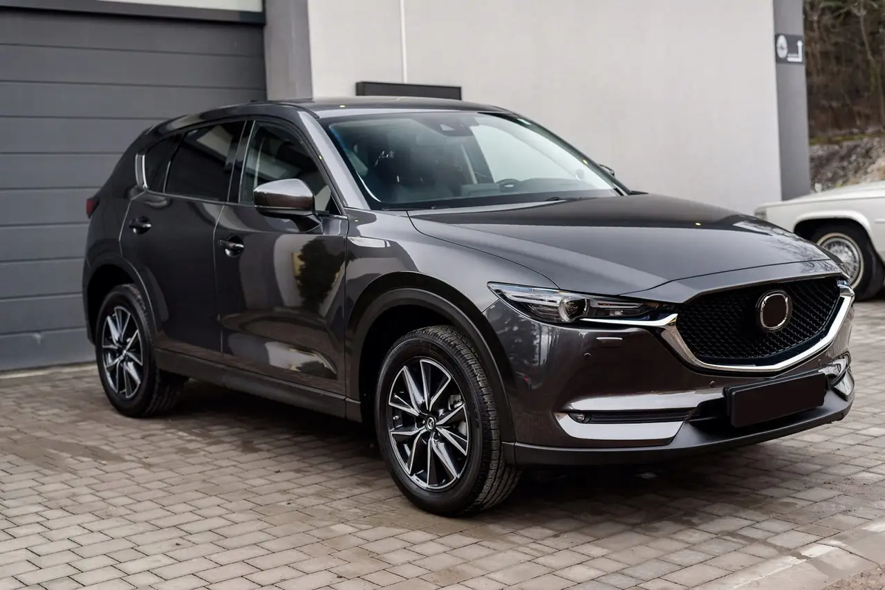 Накладка решетки радиатора mazda cx-5 2017- KB8A507E1BBB — фото 2