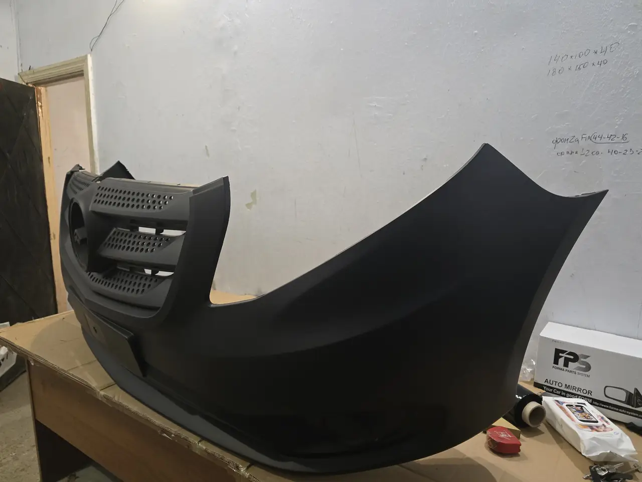 Бампер Передній Mercedes Vito 447 2015- Темно-СірийТекстура A44788504259B51 — фото 2