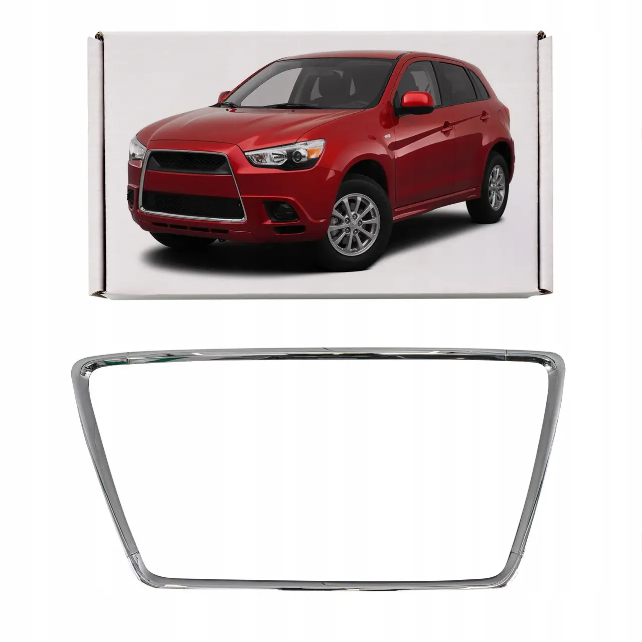 Нижний средний Молдинг радиатора Mitsubishi ASX 2010-2013 6400C962 — фото 2