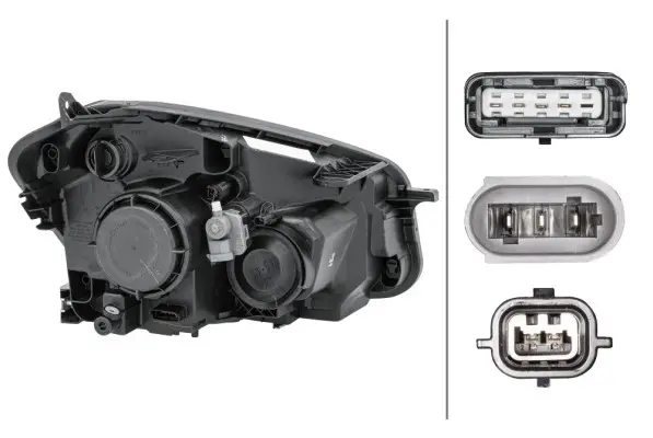 Левая Фара  Nissan Qashqai 2010-2014 Галоген 26060BR02A — фото 3