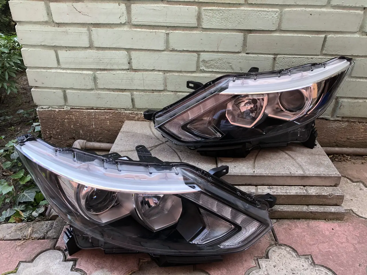 Фара Права Nissan Qashqai 2014-2017 Rogue Sport 2017-2019 Led Біла Вставка 260104Eh0A — фото 2