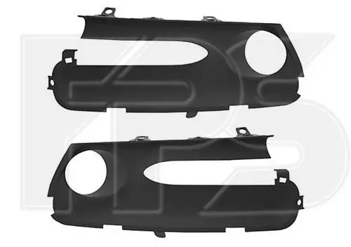 Решетка Бампера Левая Правая Renault Scenic 2012-2014 Без Молдингов 261529421R — фото 1