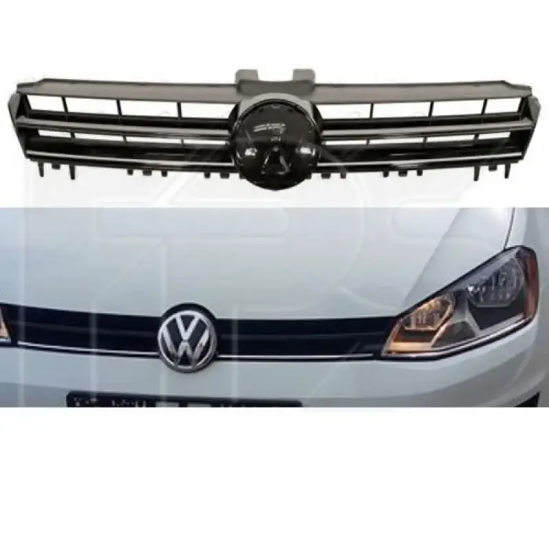 Решітка радіатора Volkswagen Golf 7 2013-2017 під галоген фари 5G0853651DZLL — фото 1