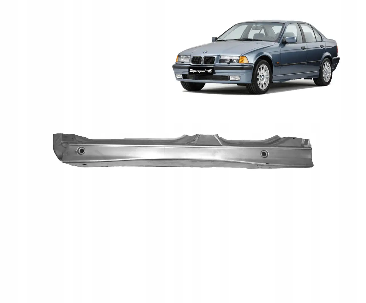Порог левый BMW 3 E36 1990-1999 седан Poland1 мм