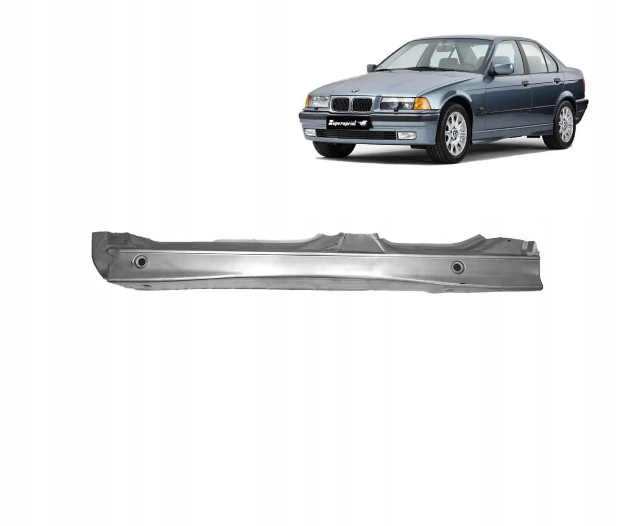 Порог левый BMW 3 E36 1990-1999 седан Poland 0 8 мм