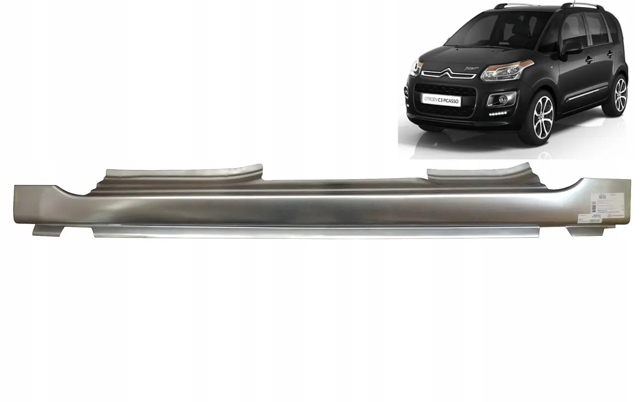 Лівий поріг Citroen C3 Picasso 2009-2016