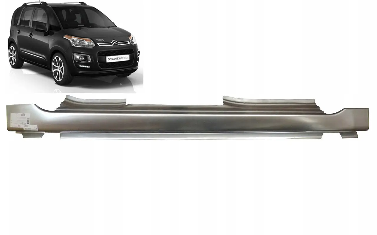 Правий поріг Citroen C3 Picasso 2009-2016