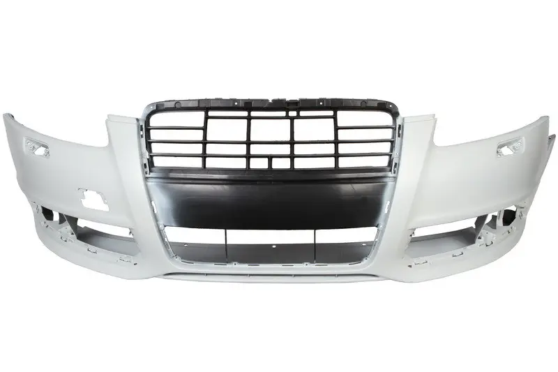 Передний бампер Audi A6 C6 2008-2011 под омыватели 4F0807105AA