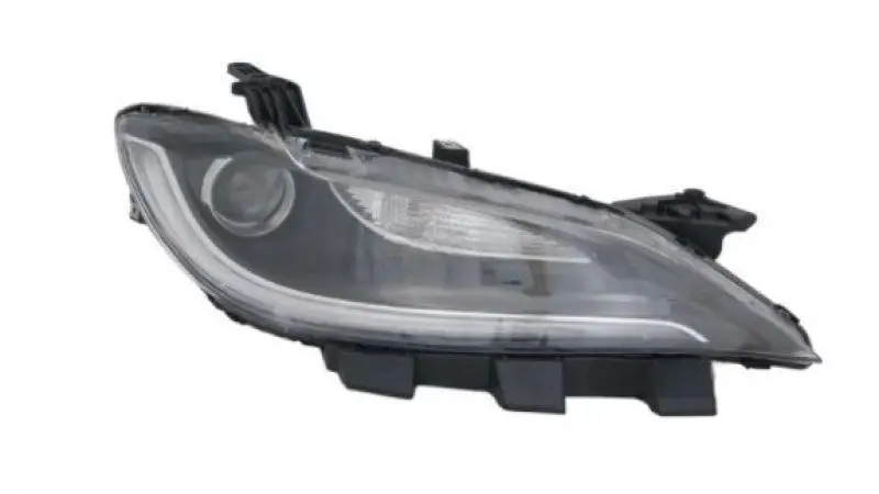 Фара Правая Chrysler 200 2014-2016 Черная Вставка + Led