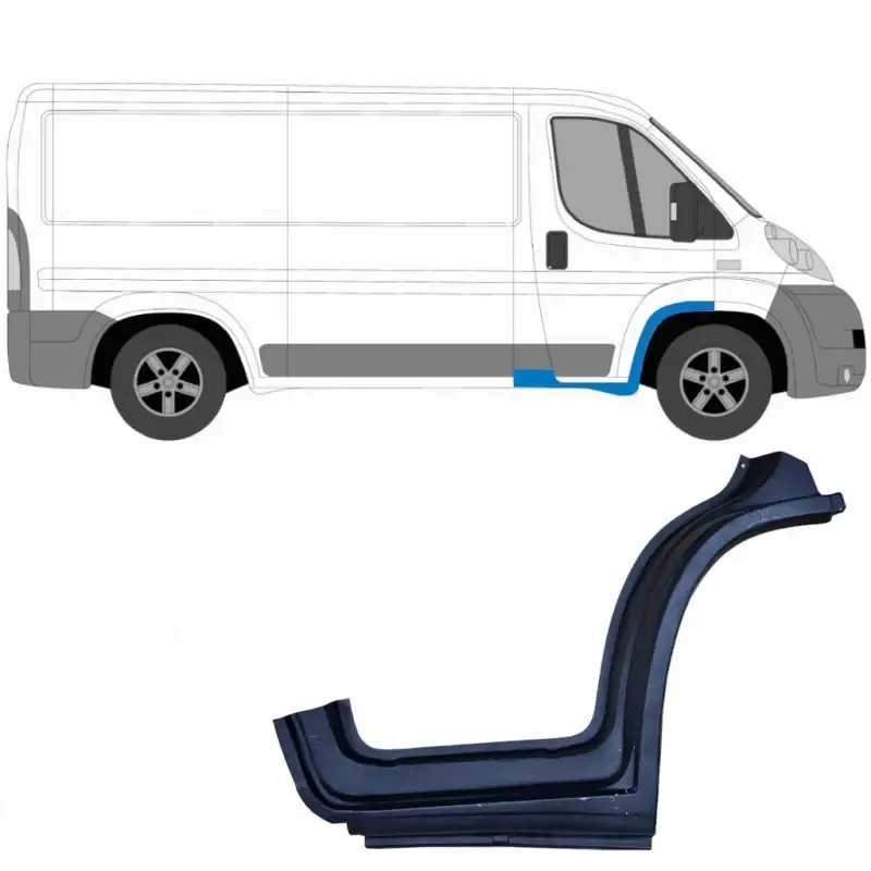 Порог с аркой передний правый Fiat Ducato Citroen Jumper Peugeot Boxer 06-