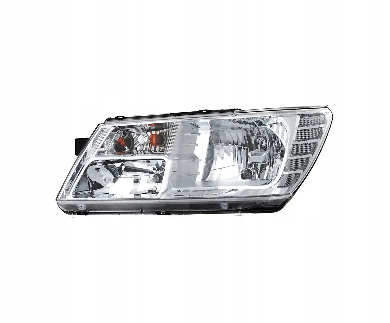 Фара Левая Dodge Journey 2008-2019 Хром Желтая Вставка 5067788Ad