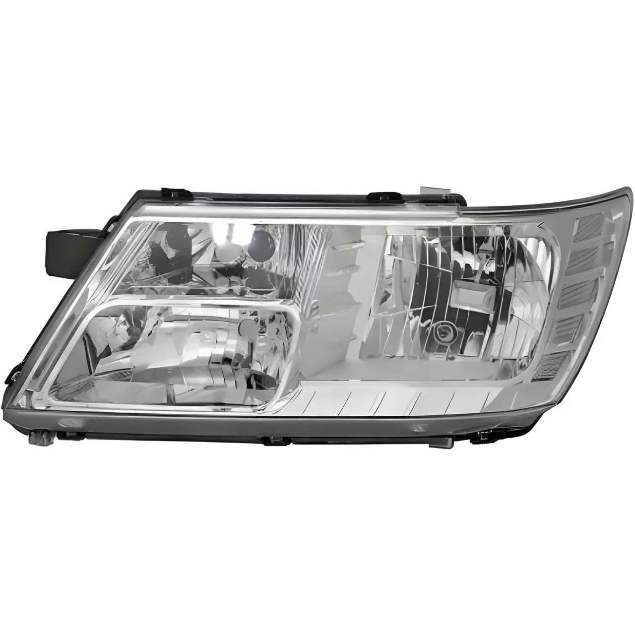 Фара Левая Dodge Journey 2008-2019 Хром Белая Вставка 0000071775816