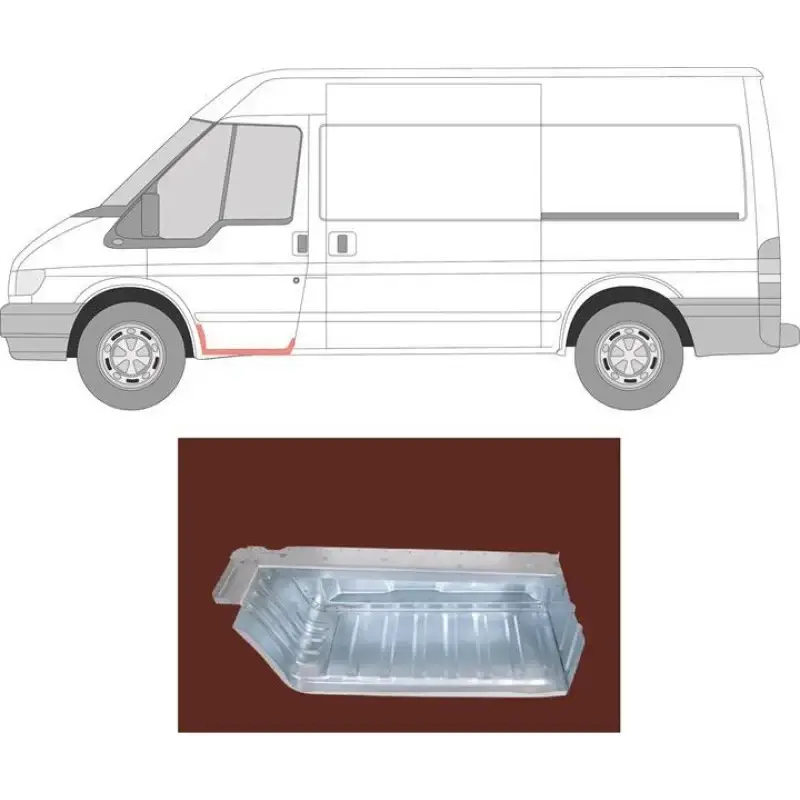 Левая ступень Ford Transit 2000-2013
