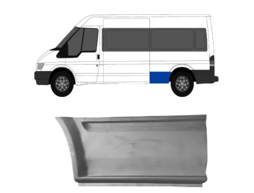 Рем часть Левая Ford Transit 2000-2014