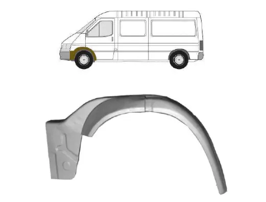Ліва внутрішня арка Ford Transit 1992-2000