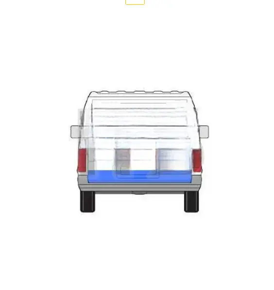 Ремчастина ляди Ford Transit 1992-2000 задніх дверей нижня 20 см