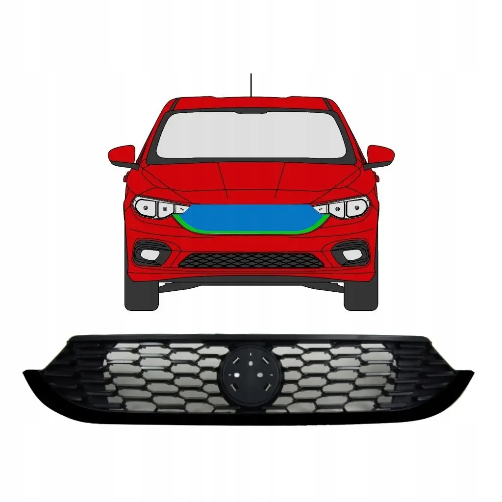 Решітка радіатора Fiat Tipo 2016-735642862