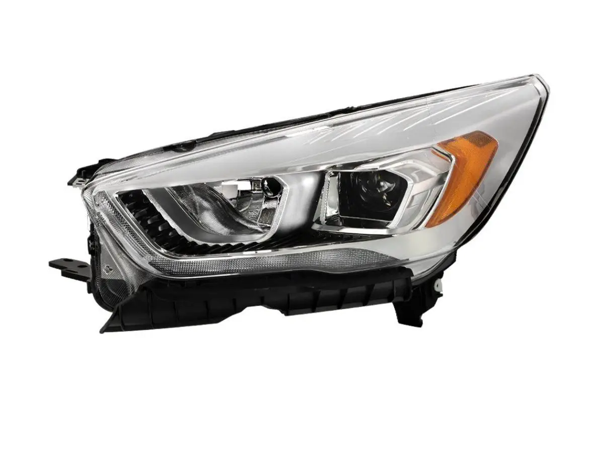 Фара Ліва Ford Escape Kuga 2016-2020 Хром Ксенон Жовта Вставка + Лінза Led