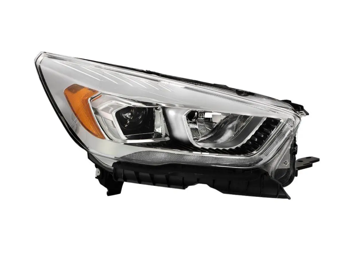 Фара Права Ford Escape Kuga 2016-2020 Хром Ксенон Жовта Вставка + Лінза Led