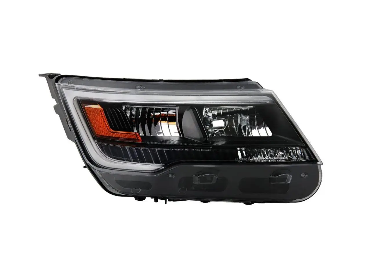 Фара Права Ford Explorer 2016-2019 Hb3+Led Чорна З Drl Hd-Jh-Fexp16-Led-Drl-Bk-L