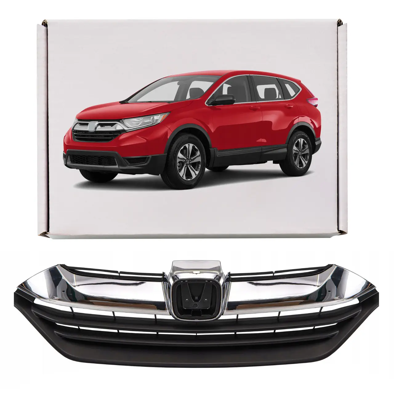 Решітка радіатора Honda CR-V 2017-71121TLAA00 без круїзу