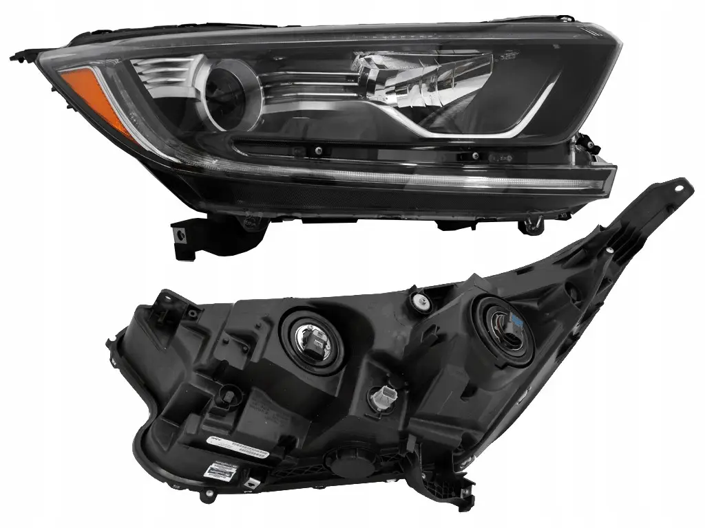 Правая фара  Honda Crv 2017-2020 Желтая вставка 33100TLAA21