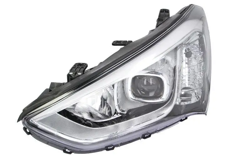 Ліва Фара Hyundai Santa Fe 2012-2016 Біла вставка 921012W116