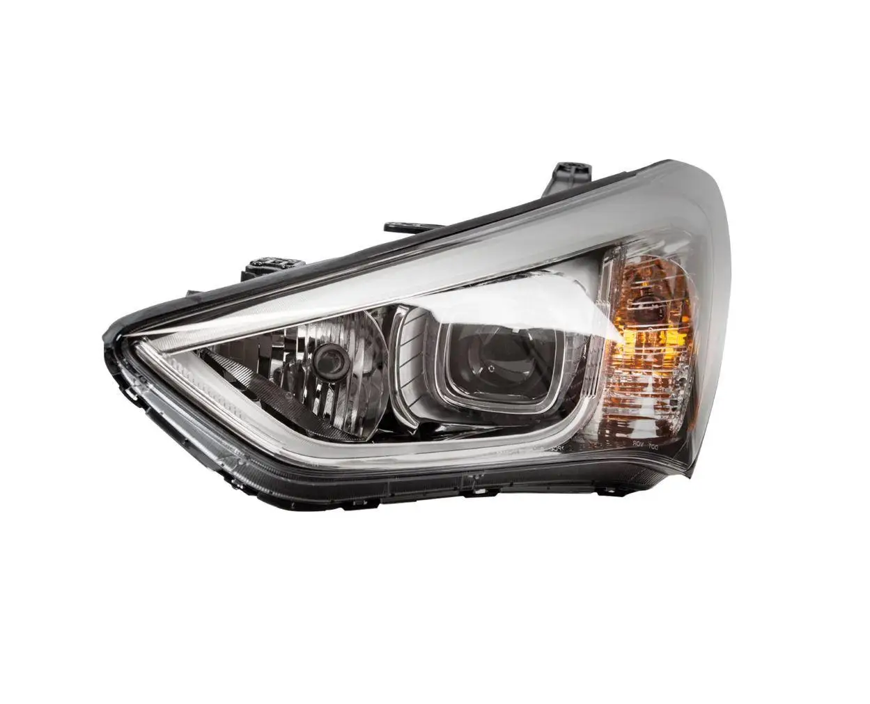 Фара Ліва Hyundai Santa Fe 2012-2016 Жовта Вставка 114-60023L