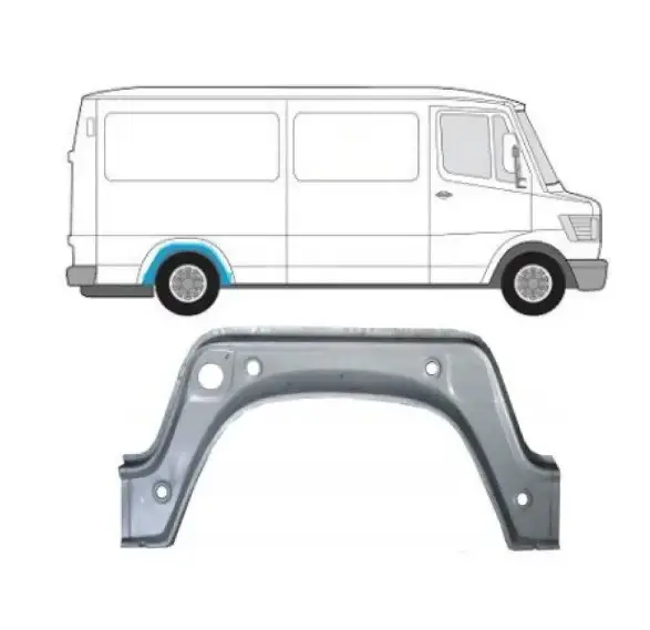 Арка задняя левая Mercedes T1 Bus 207-410 1977-1995 внутренняя