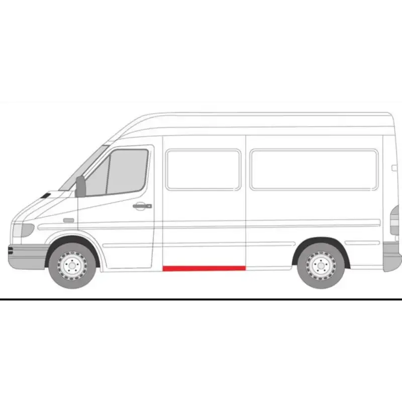Поріг середній лівий Mercedes Sprinter W901 Volkswagen LT 2 1995-2005