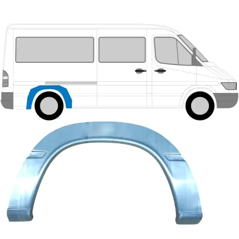 Арка задня ліва/права Mercedes Sprinter W901-W903 Volkswagen LT 2 1995-2005