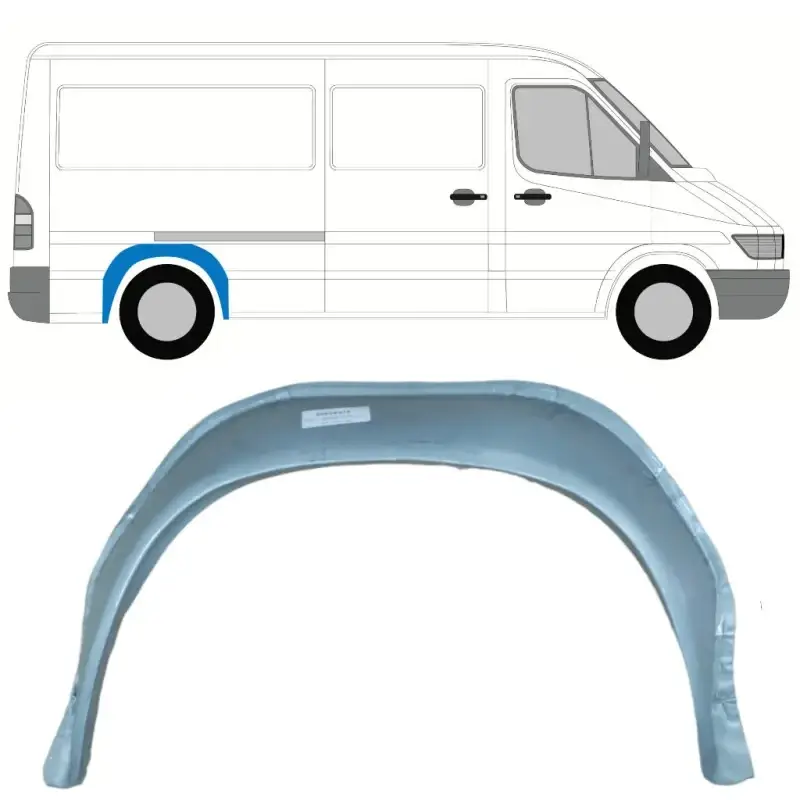 Арка задня внутрішня ліва/права Mercedes Sprinter W901-W903 Volkswagen LT 2 1995-2005