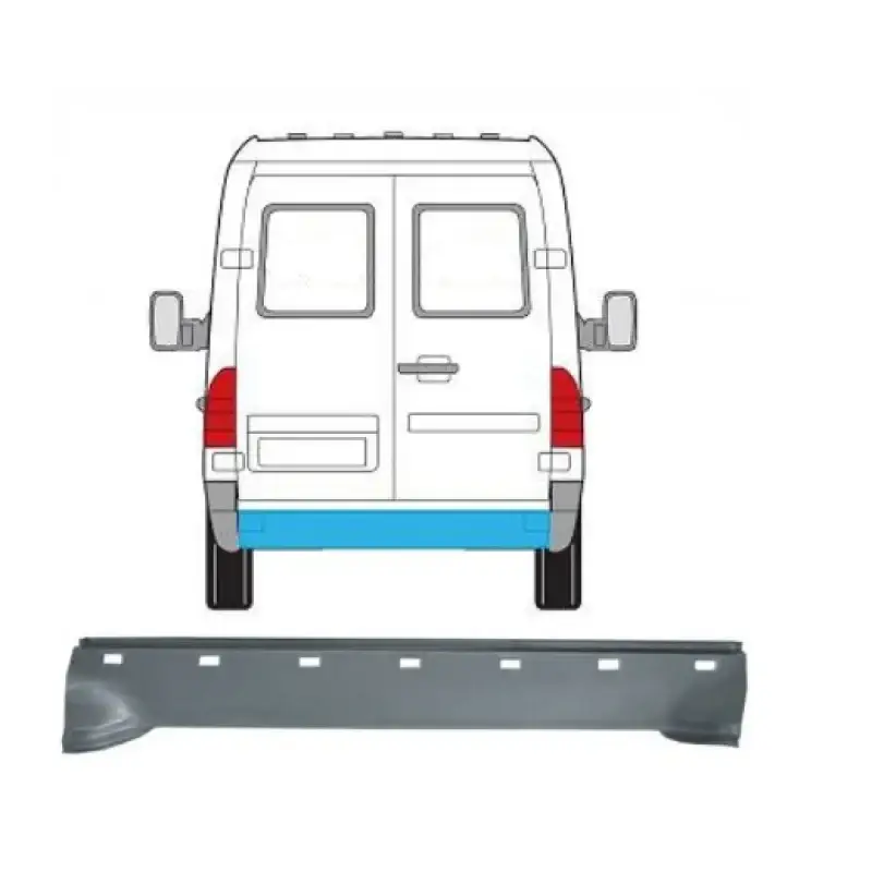 Задня нижня панель Mercedes Sprinter W901-W903 Volkswagen LT 2 1995-2006 Польща A9016120114