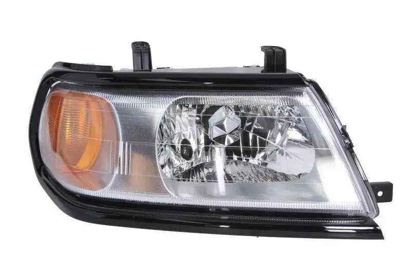Права фара Mitsubishi Pajero Sport 2000-2008 Сірий відбивач Рамка Хром 8301A316XA