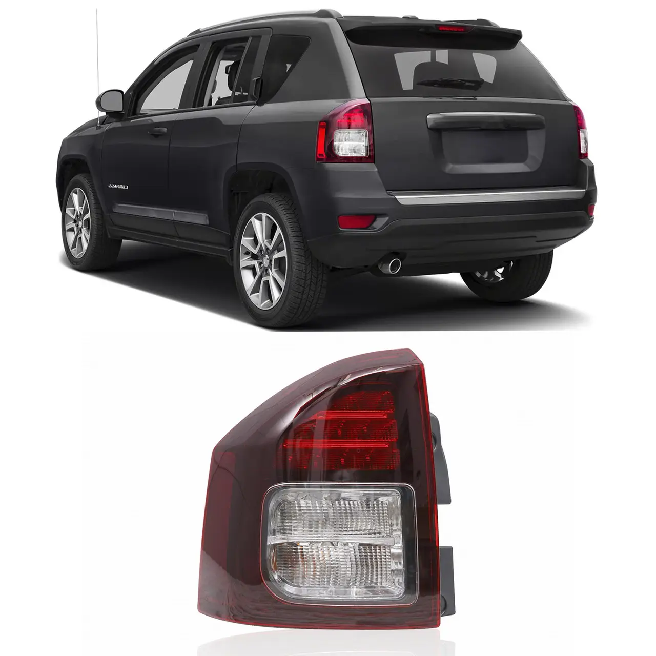 Задний Фонарь Левый Jeep Compass 2011-2016 Темный 5272909Ab
