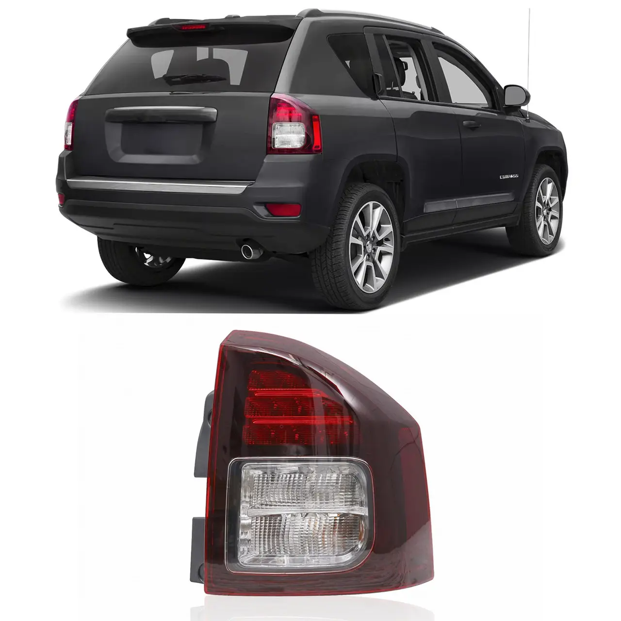 Задний Фонарь Правый Jeep Compass 2011-2016 Темный 5272908Ab