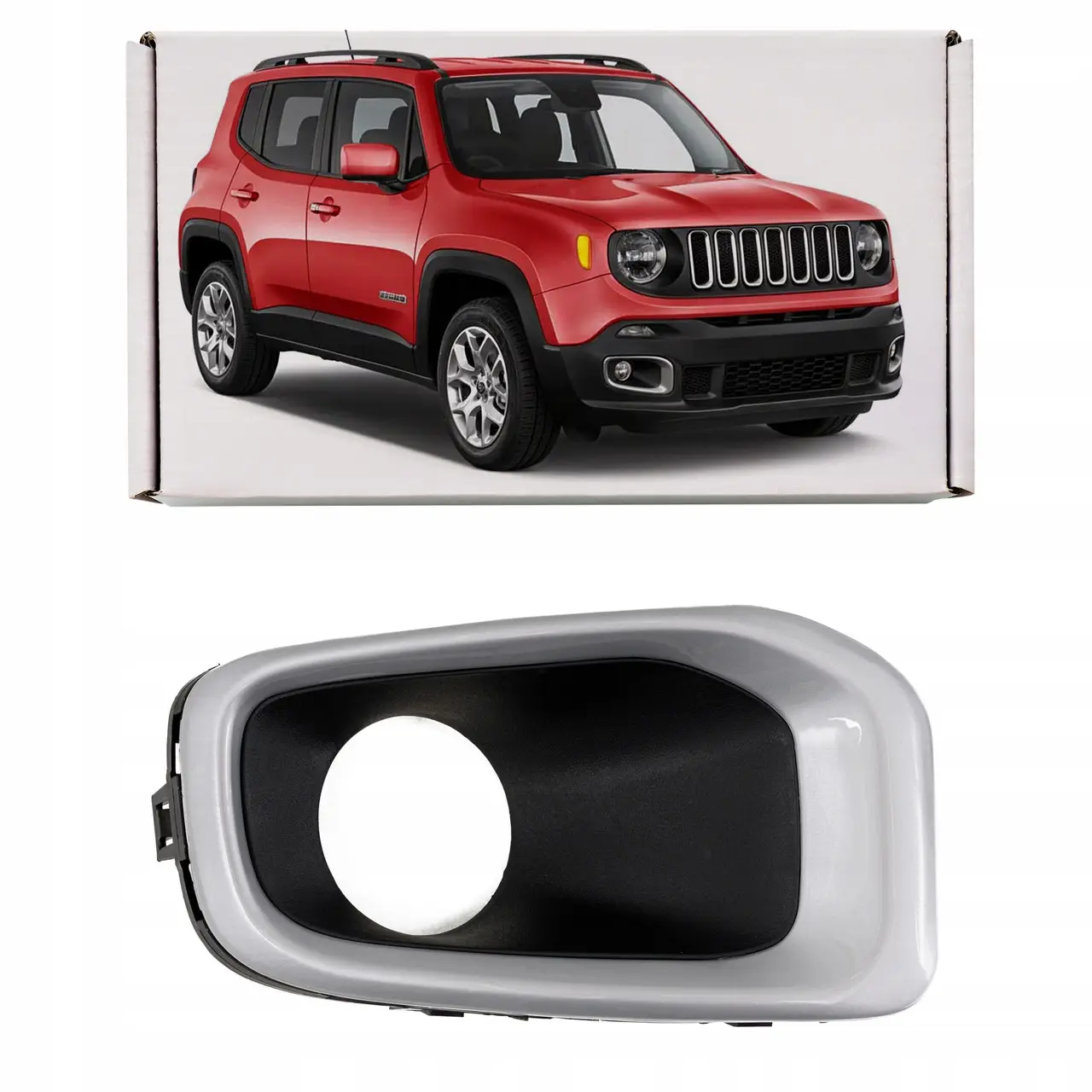Решетка Бампера Правая Jeep Renegade 2014- Хром Окуляр 5XB28XS9AA