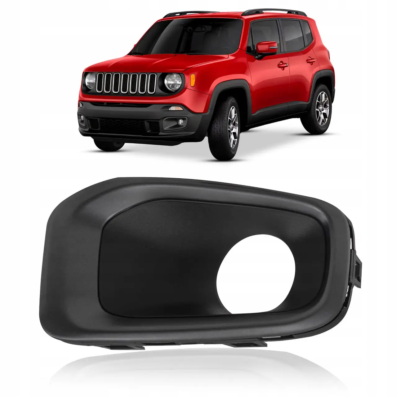 Решітка Бампера Ліва Jeep Renegade 2014- Темно Сірий Окуляр 5XB32XS9AA