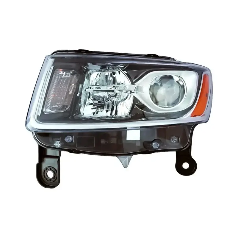 Левая Фара  Jeep Grand Cherokee 2016-2021 Хром Рамка  55112910AF