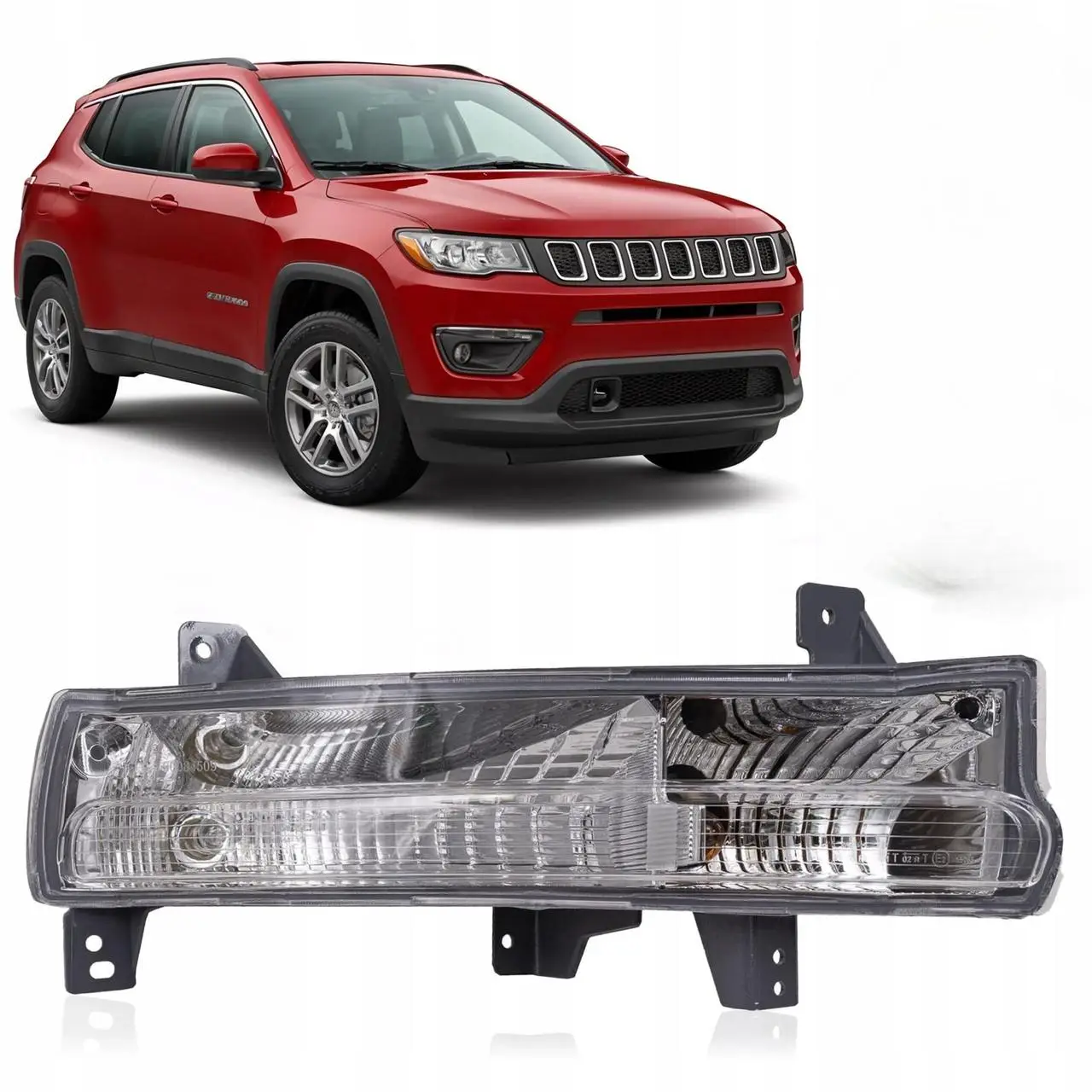 Фара Правая Дневные Ходовые Огни Jeep Compass 2016- 55112720Ab
