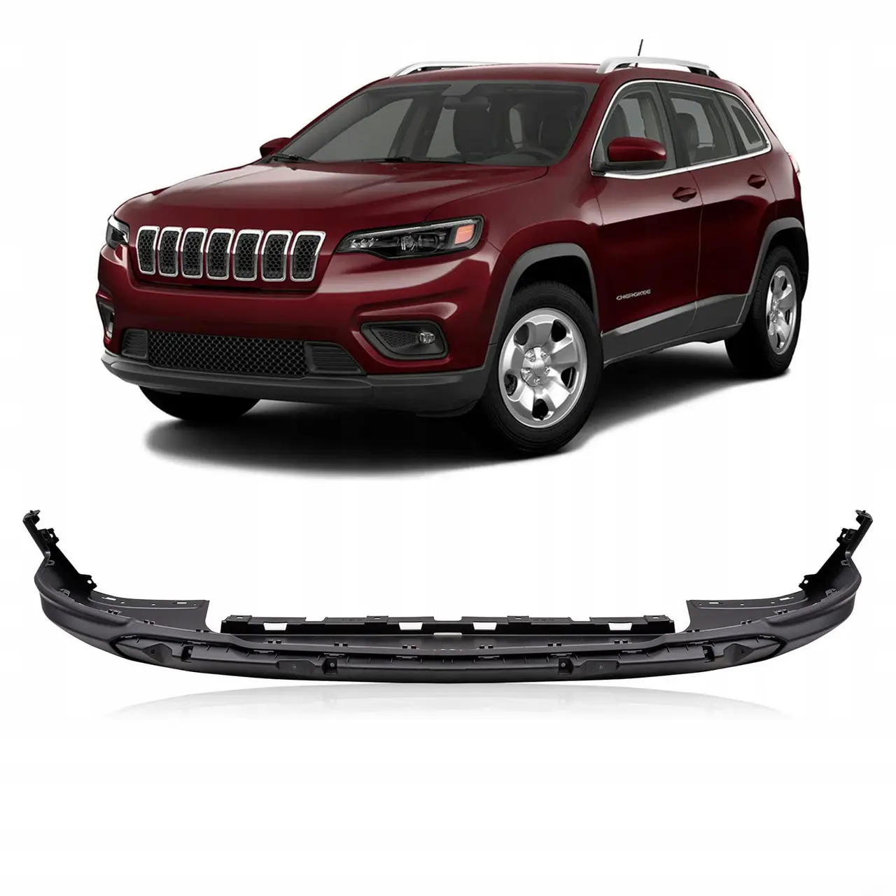 Бампер Передний Jeep Cherokee 2019- Нижняя Часть 68287975AB