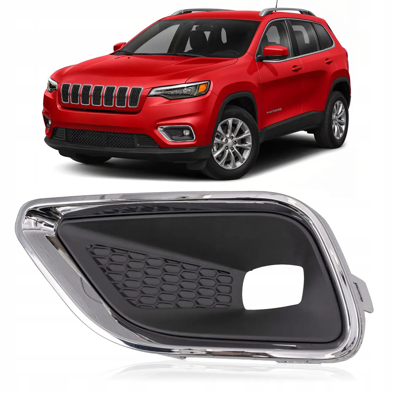 Решітка протитуманної фари лівої Jeep Cherokee KL 2019-68287995AB