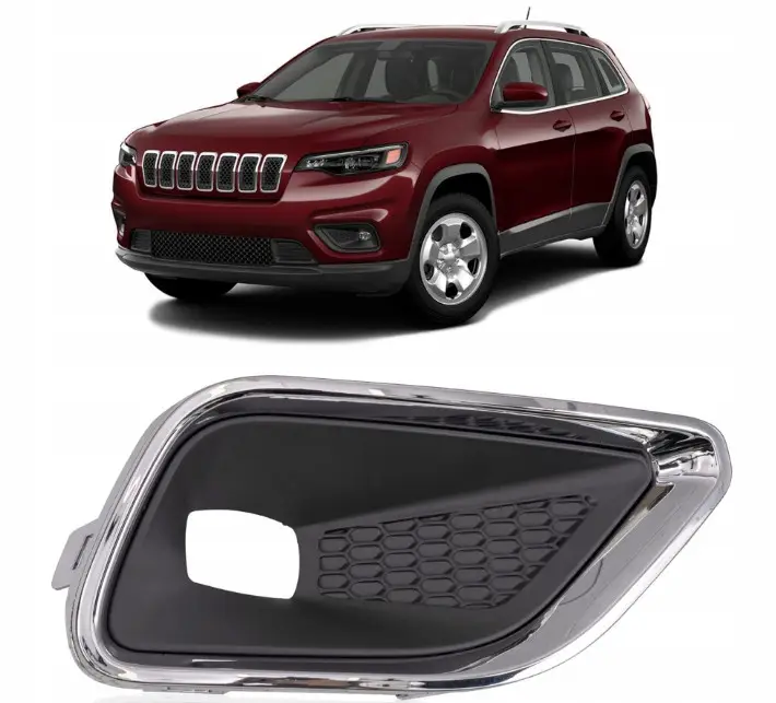 Решетка противотуманной фары правой Jeep Cherokee KL 2019-, 68287994AB