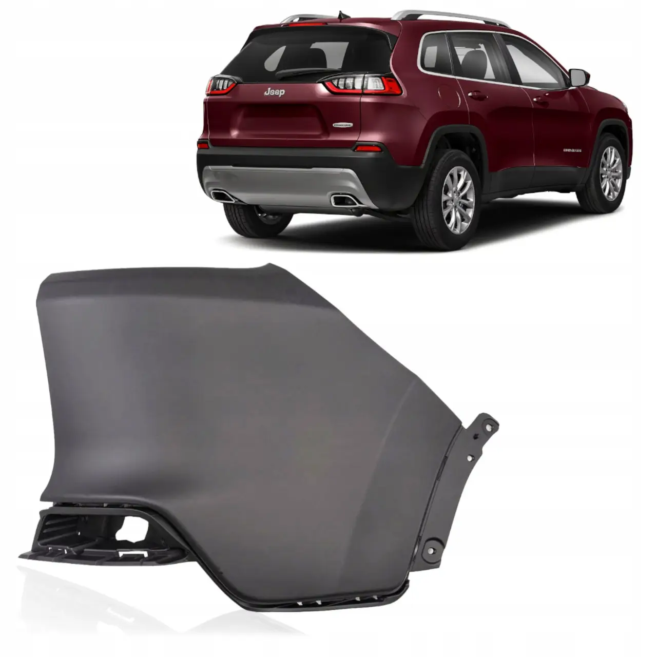 Кут Бампера Правий Задній Jeep Cherokee 2019-68407902AA