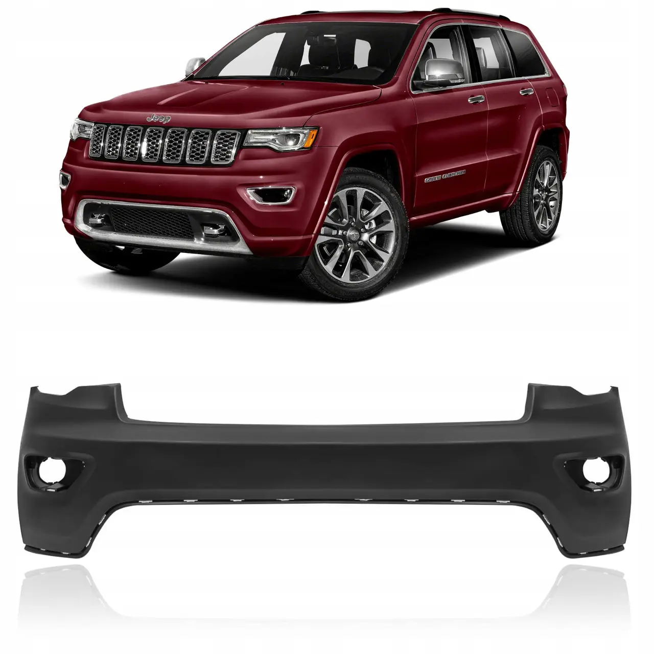 Бампер Передній Jeep Grand Cherokee 2016- Верхня Частина 6EB83TZZAA